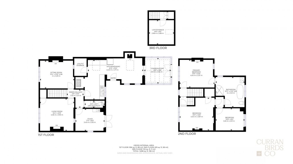 Floorplan for Main Street, Horsley Woodhouse, Derbyshire