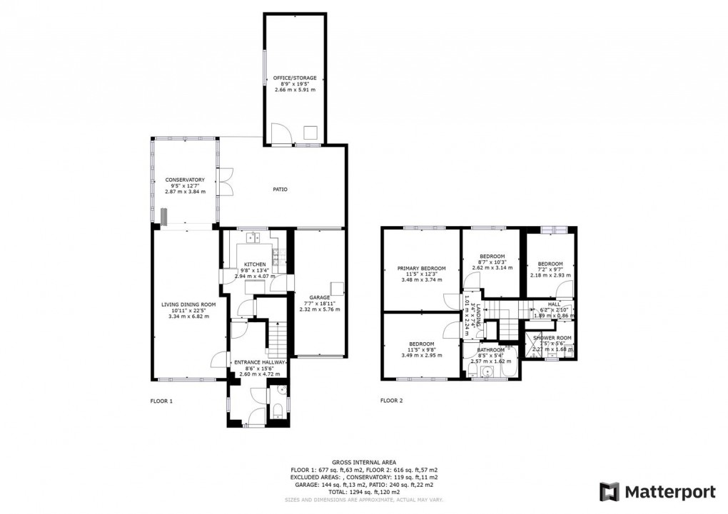 Floorplan for Field Rise, Littleover, Derby