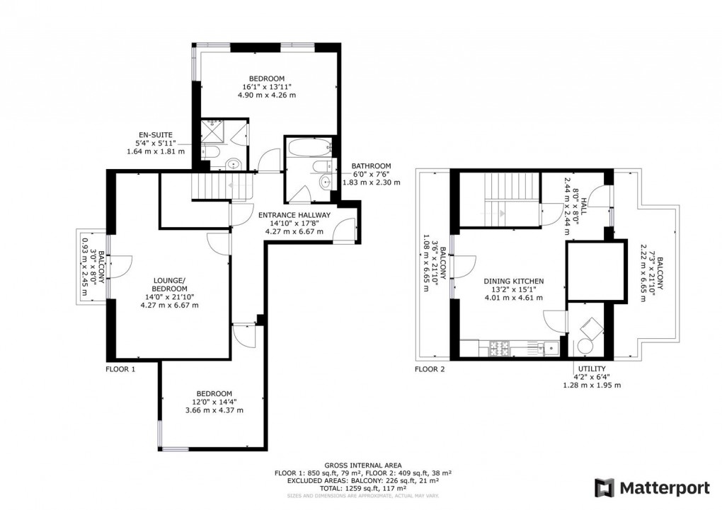 Floorplan for Derby Riverside, Stuart Street, Derby