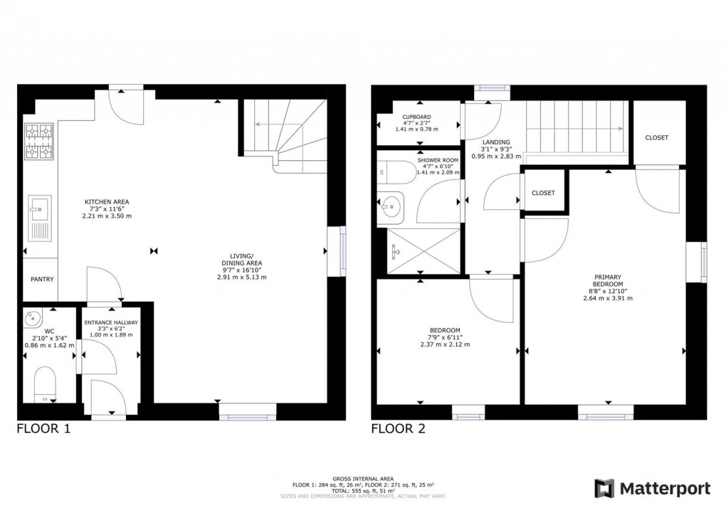 Floorplan for Kensey Road, Mickleover, Derby