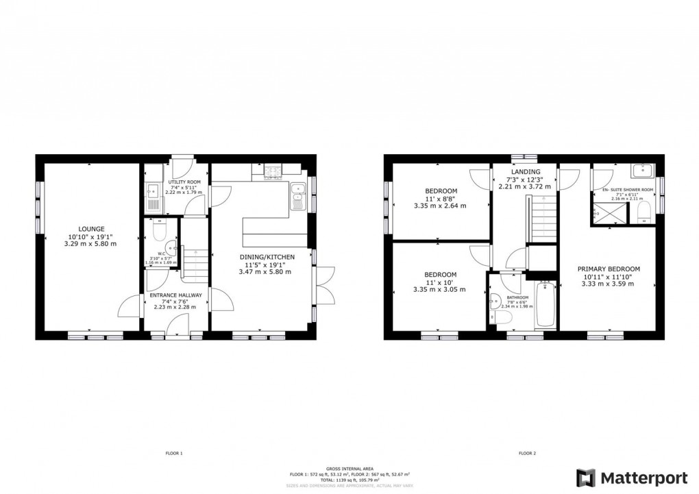 Floorplan for Friday Lane, Breadsall, Derby