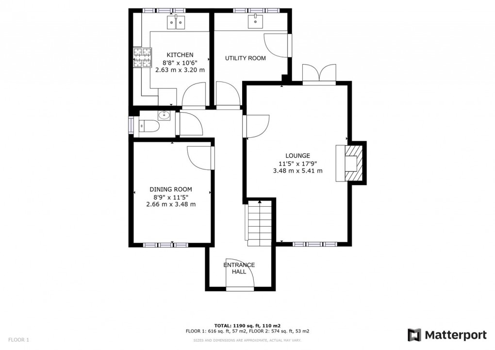 Floorplan for Lime Grove, Chaddesden, Derby