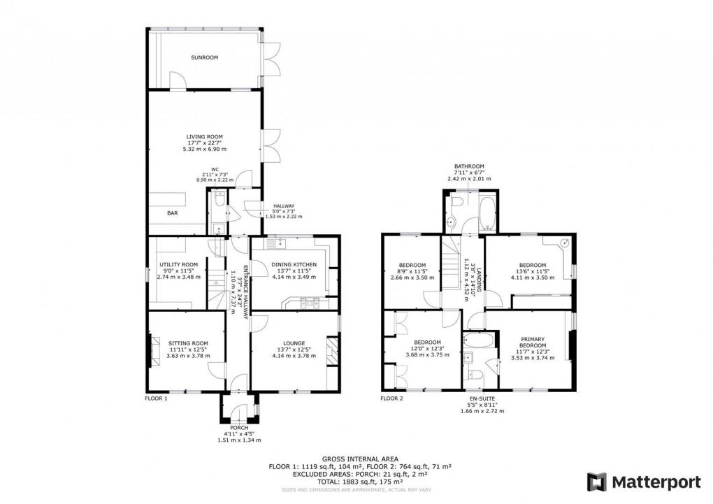 Floorplan for Well Close House, Morley Close, Belper