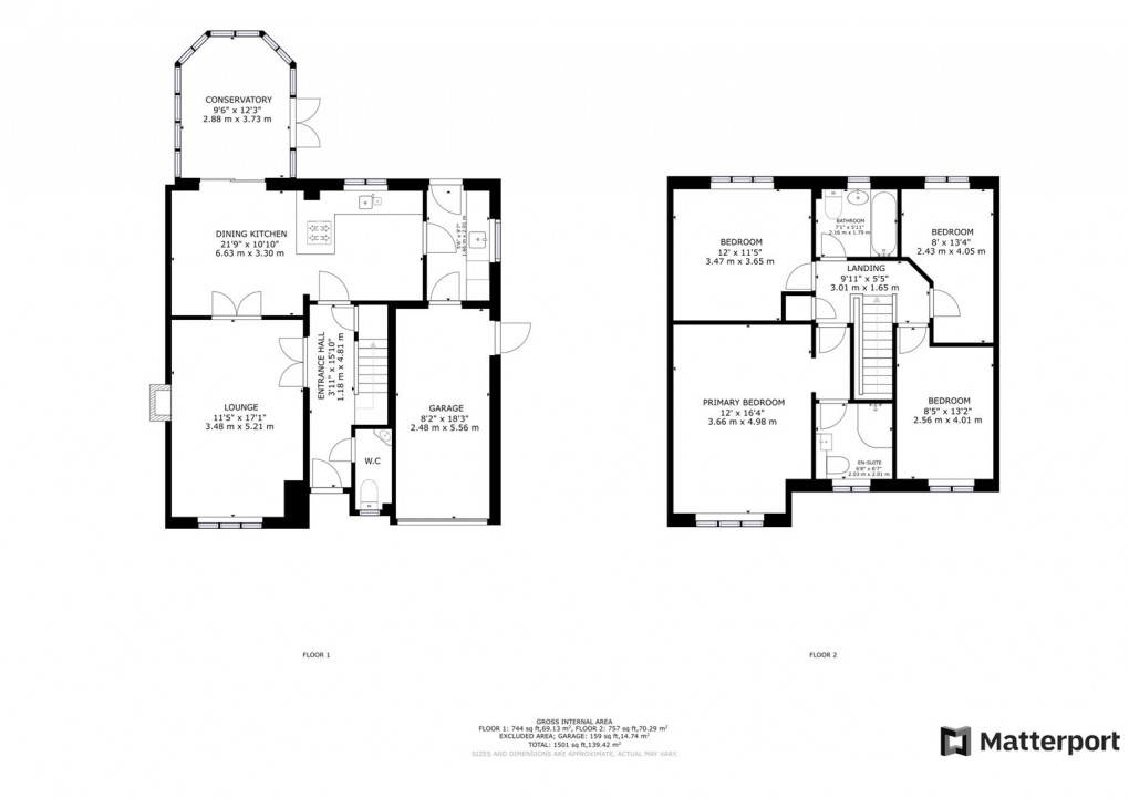Floorplan for Coppice End Road, Allestree, Derby