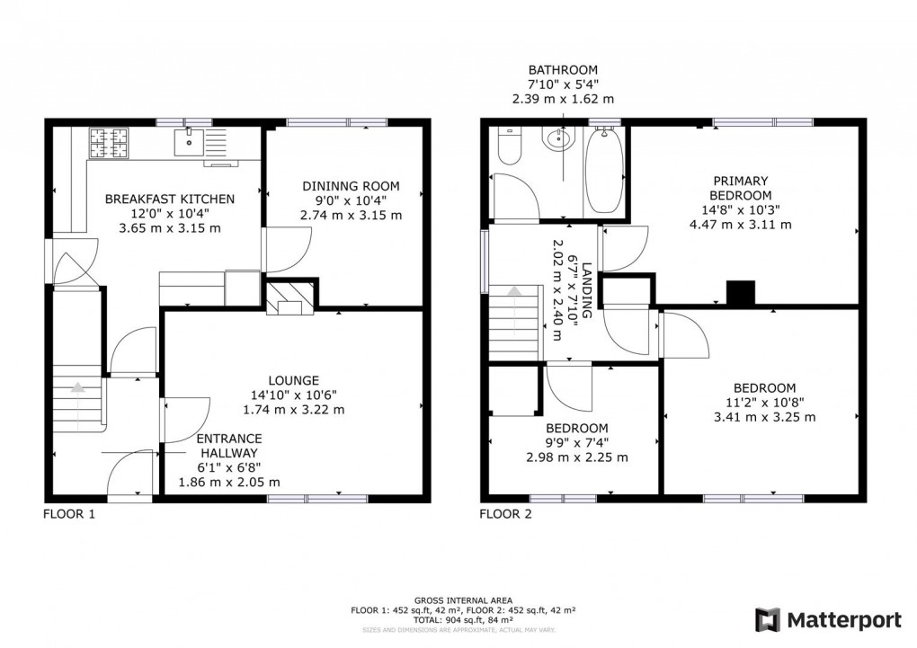 Floorplan for Radbourne Lane, Mackworth, Derby