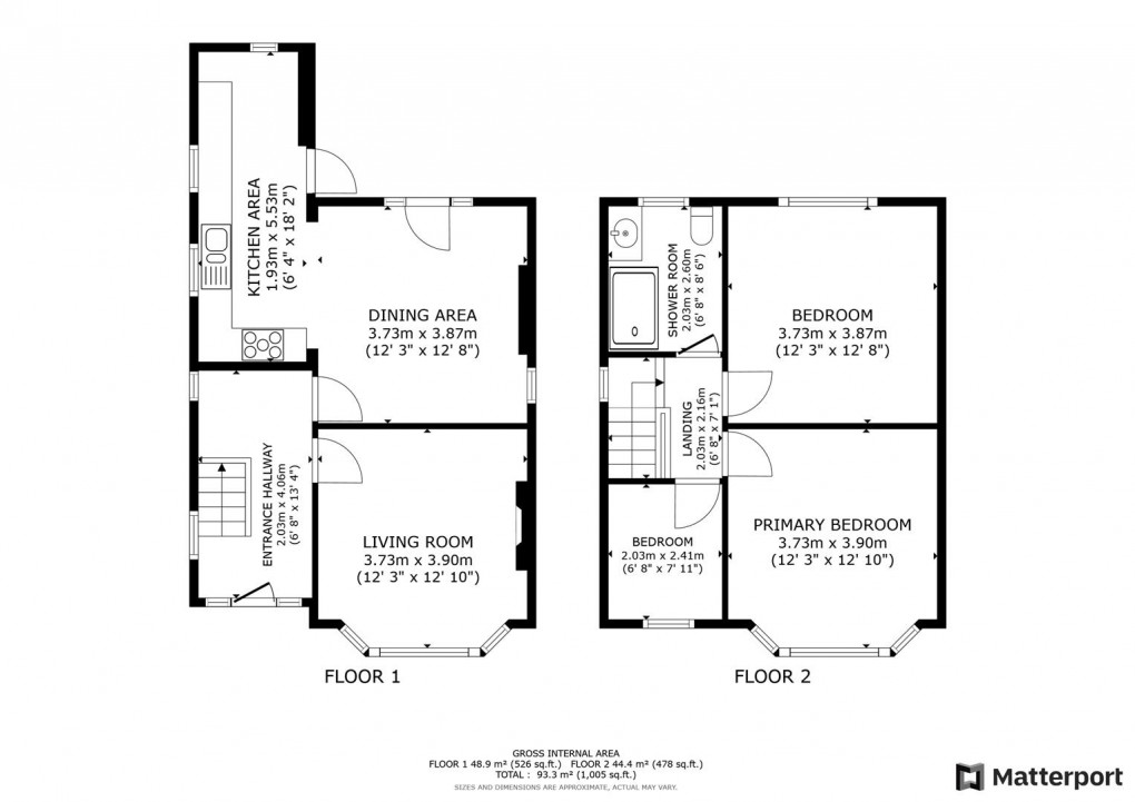 Floorplan for Ingleby Avenue, Derby