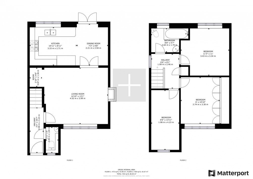 Floorplan for Home Farm Drive, Allestree, Derby