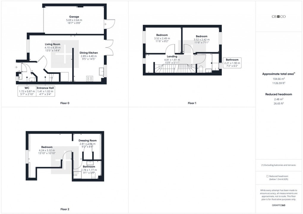 Floorplan for Girton Way, Mickleover, Derby