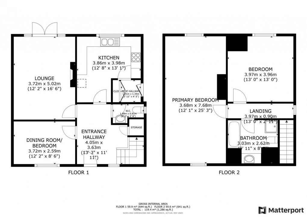 Floorplan for Egginton Road, Old Hilton Village, Derby