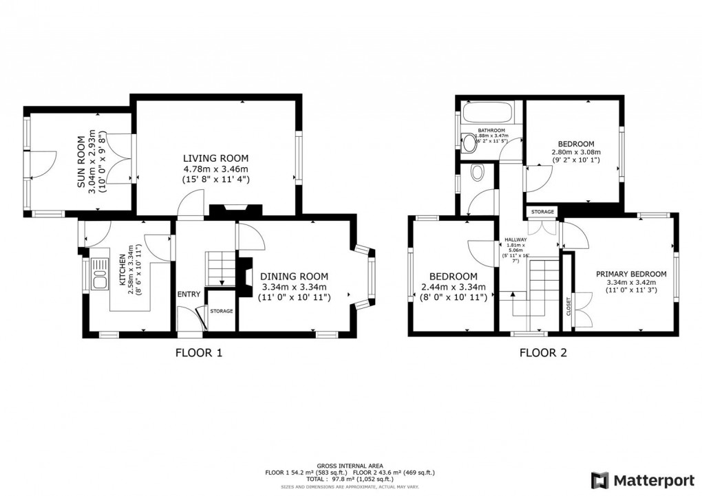 Floorplan for Edmunds Square, Mickleover, Derby