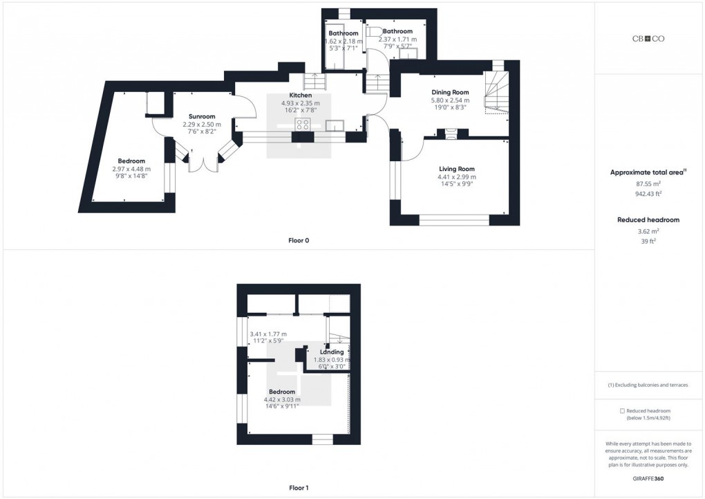 Floorplan for Moor Lane, Kirk Langley, Ashbourne