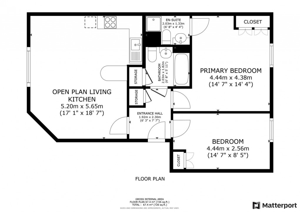 Floorplan for Peckerdale Gardens, Spondon, Derby