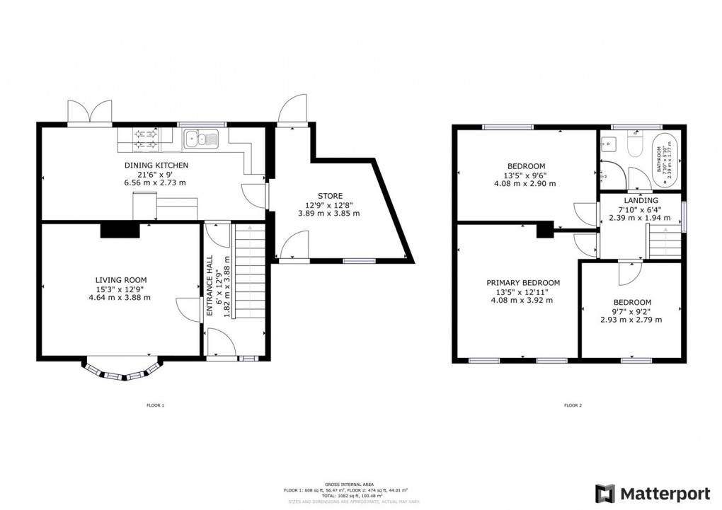 Floorplan for Paterson Avenue, Chaddesden, Derby