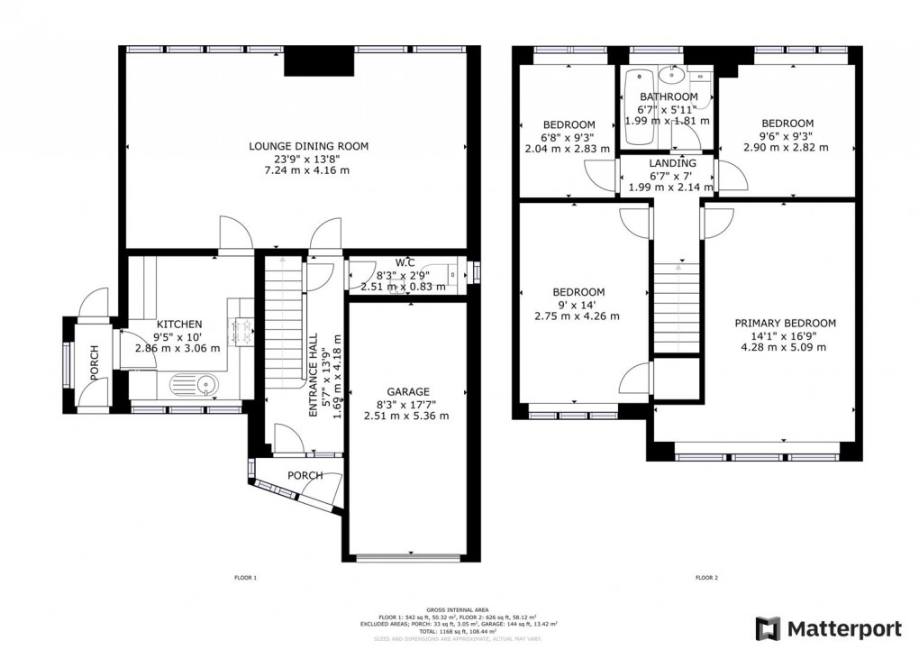 Floorplan for West Road, Spondon, Derby