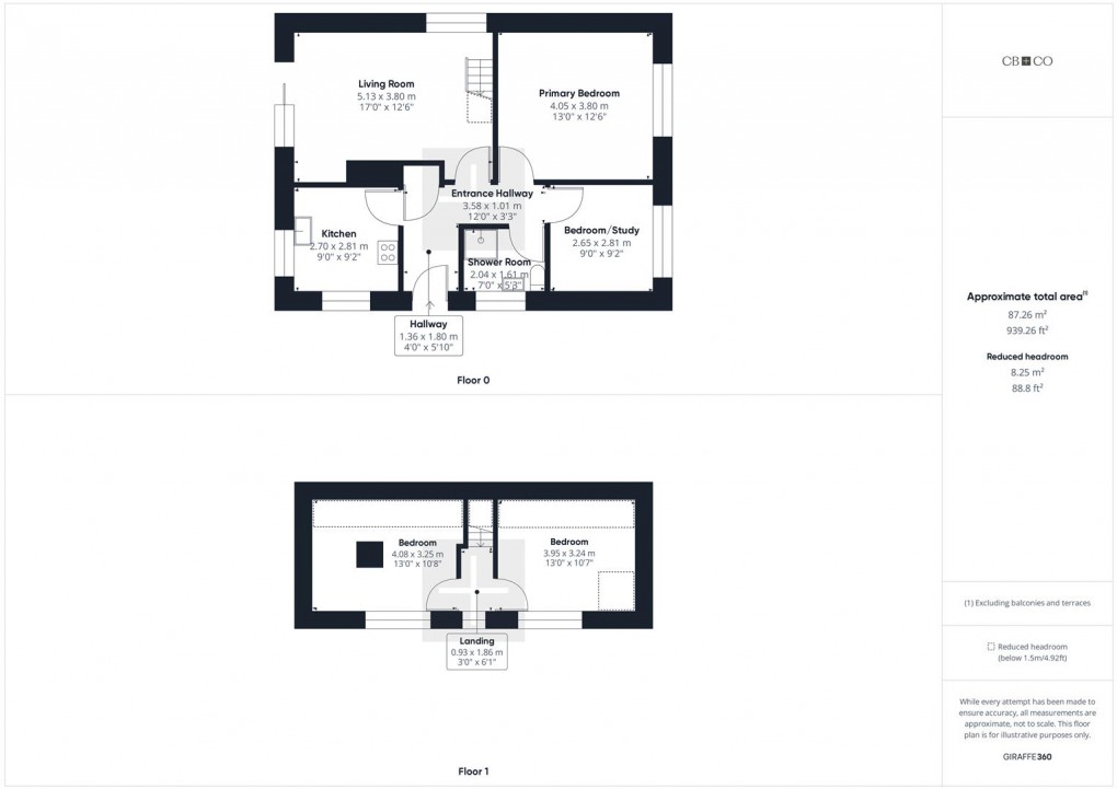 Floorplan for Bankfield Drive, Spondon, Derby