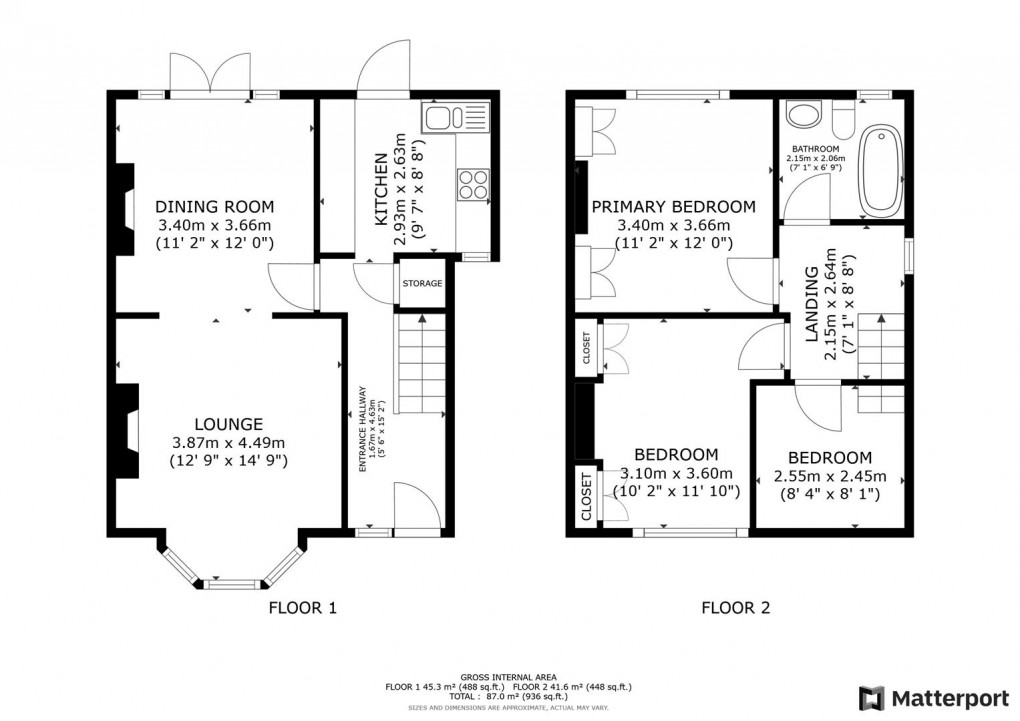 Floorplan for Brookside Road, Breadsall Village, Derby