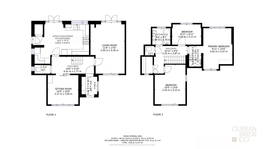 Floorplan for Broadway, Darley Abbey, Derby