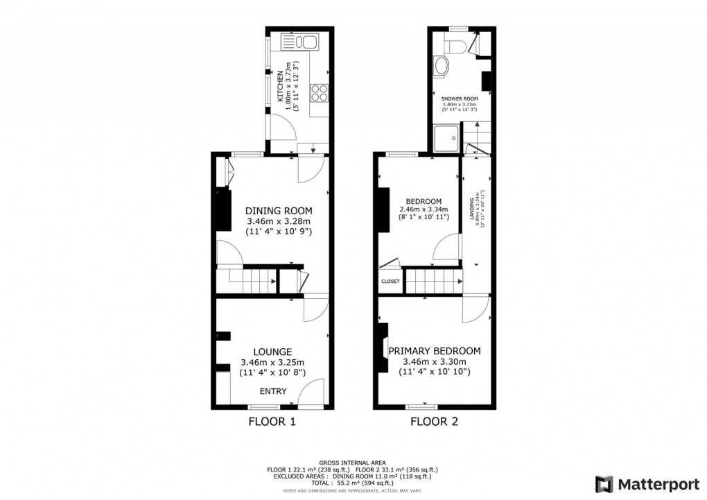 Floorplan for Broadway, Darley Abbey, Derby