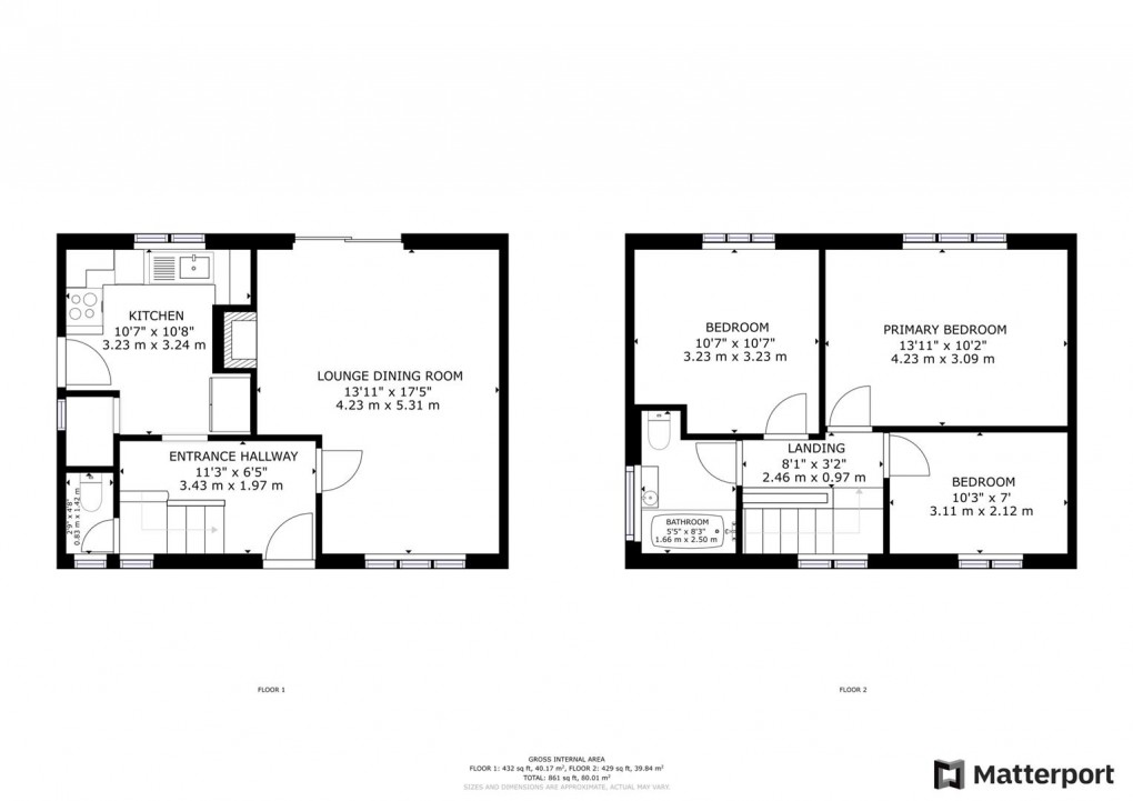 Floorplan for Cheviot Street, Kingsway, Derby