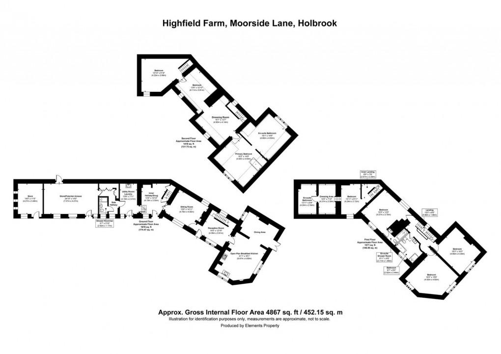 Floorplan for Moorside Lane, Holbrook, Belper