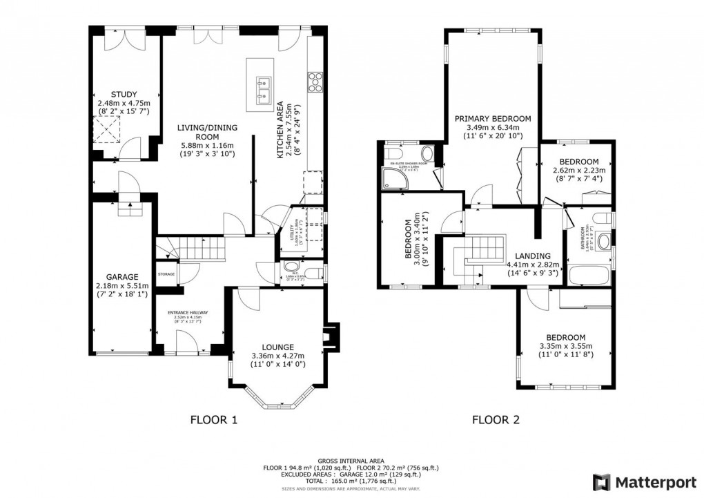 Floorplan for Glebe Rise, Littleover, Derby