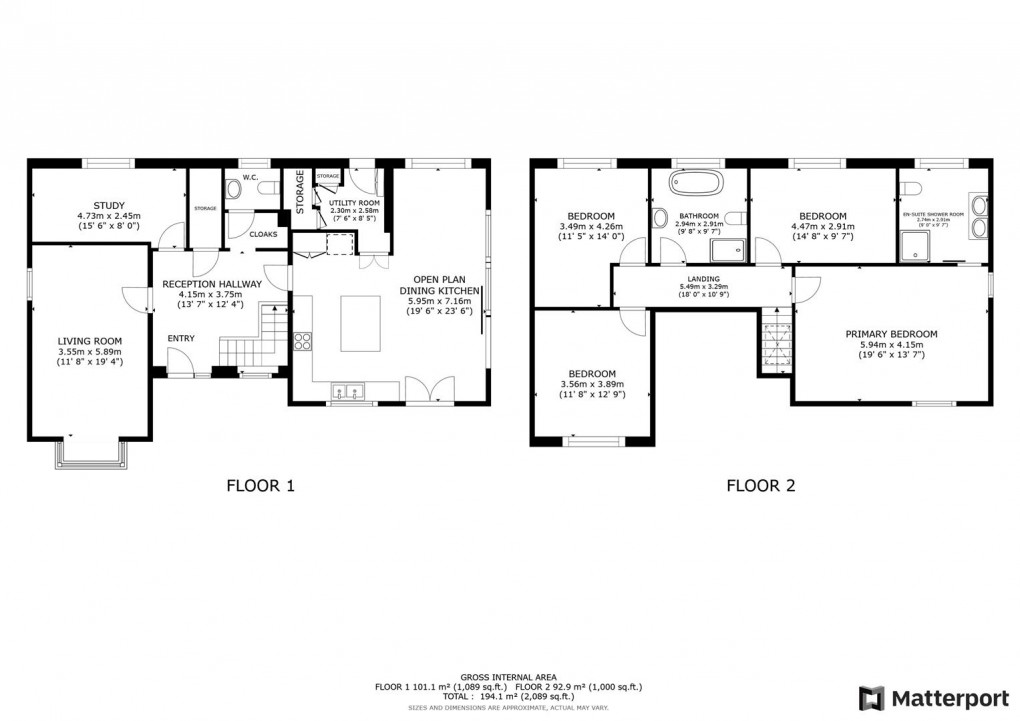 Floorplan for Church Lane, Darley Abbey, Derby