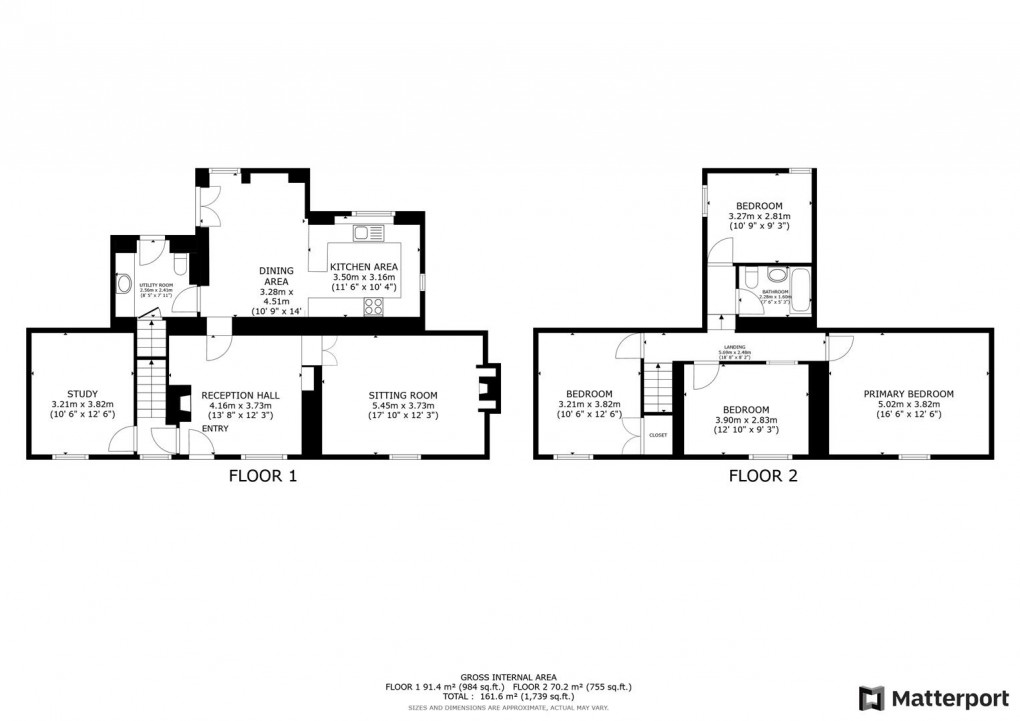 Floorplan for Main Road, Whatstandwell, Matlock