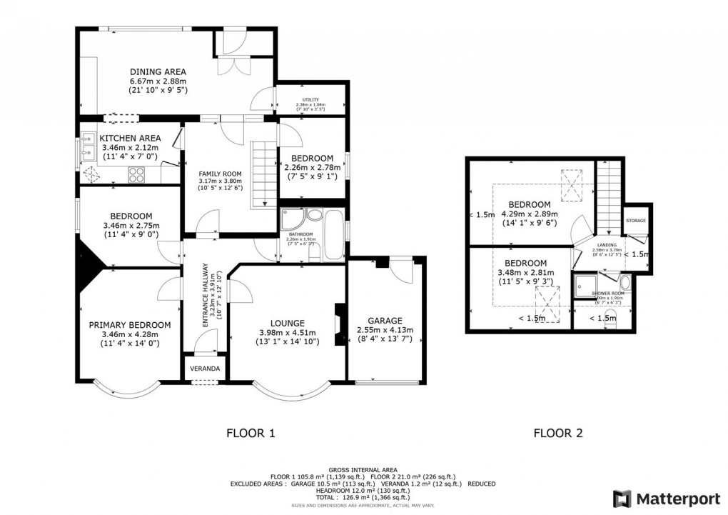 Floorplan for South Avenue, Darley Abbey, Derby