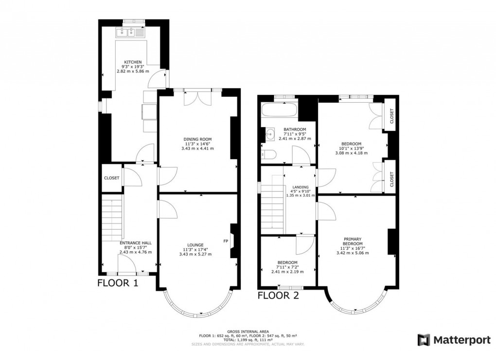 Floorplan for Thornhill Road, Off Trowels Lane, Derby