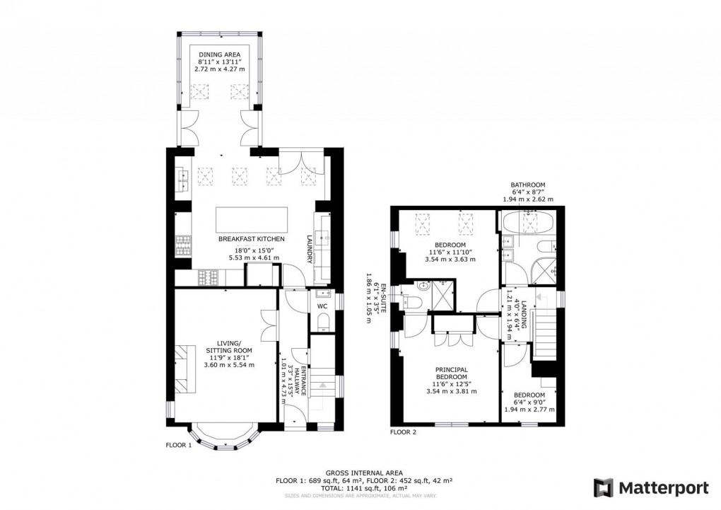 Floorplan for Lens Road, Allestree, Derby