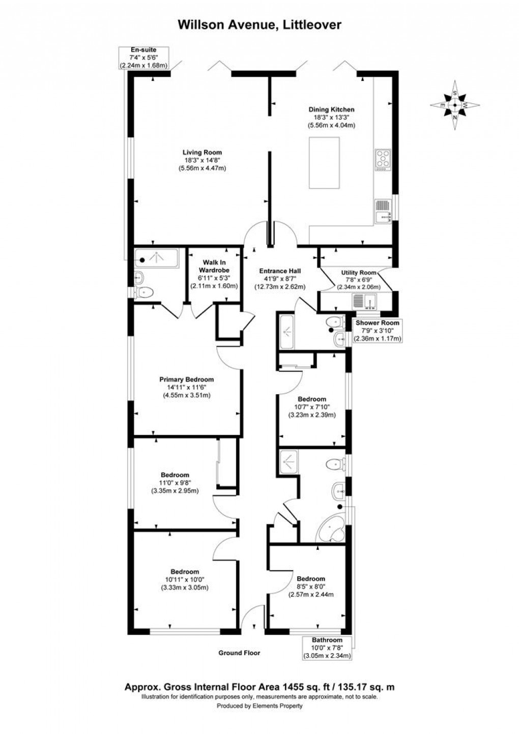 Floorplan for Willson Avenue, Littleover, Derby