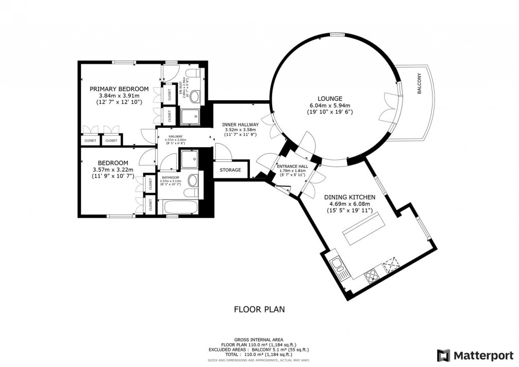 Floorplan for Pineview Gardens, Littleover, Derby