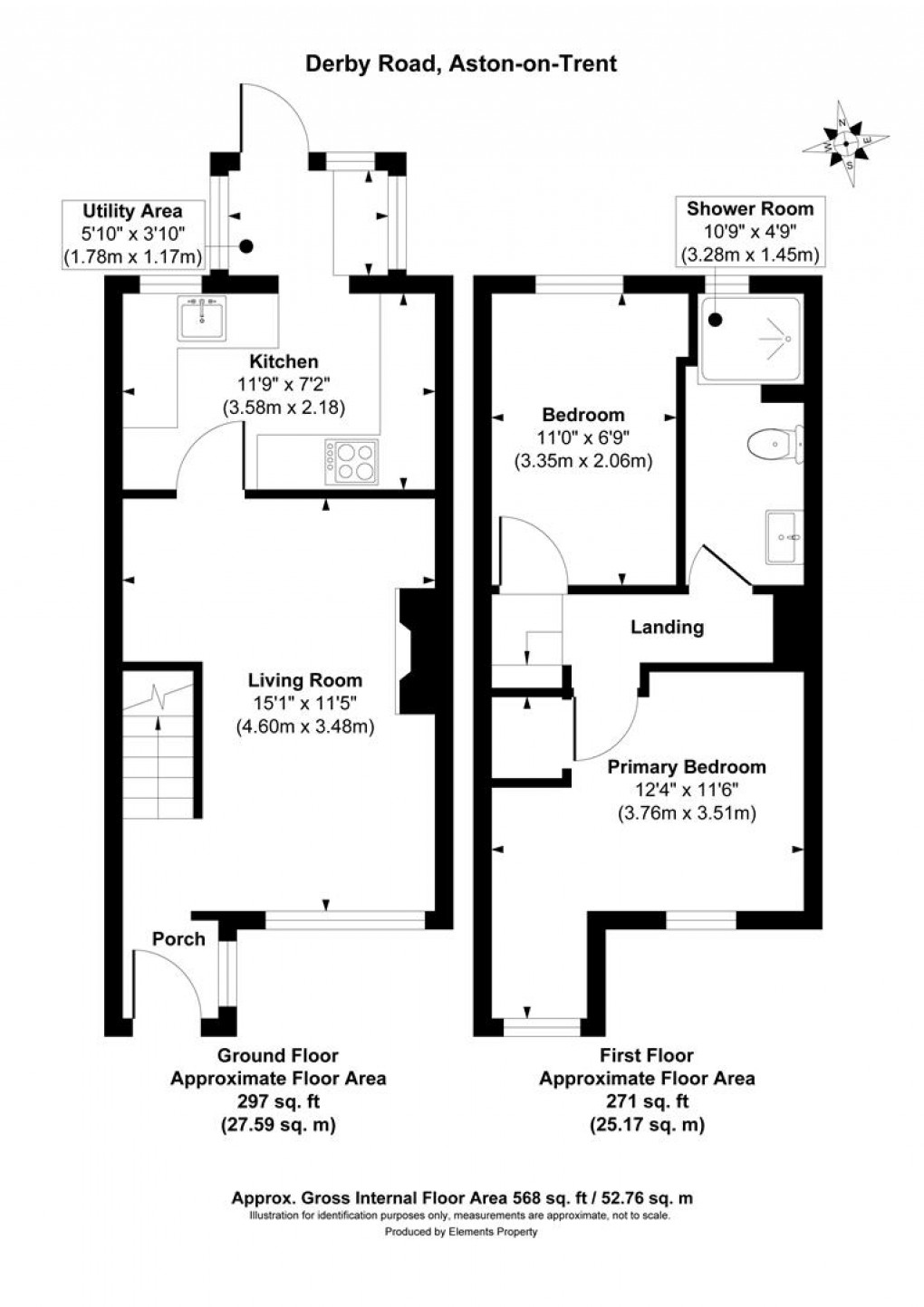 Floorplan for Derby Road, Aston-On-Trent, Derby