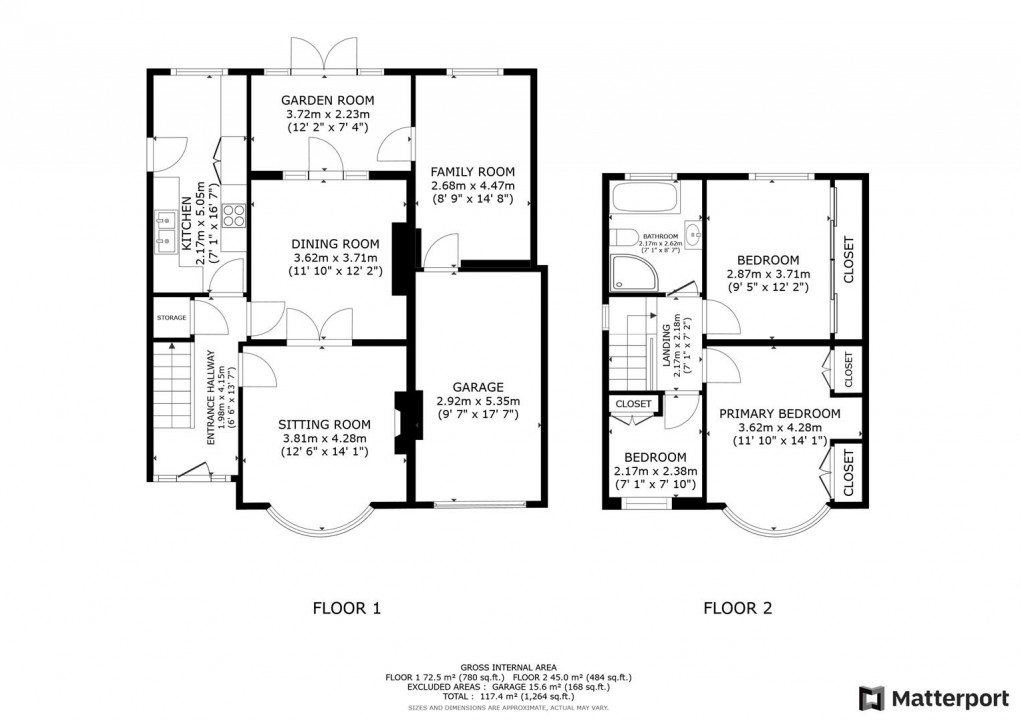 Floorplan for Moorland Road, Mickleover, Derby