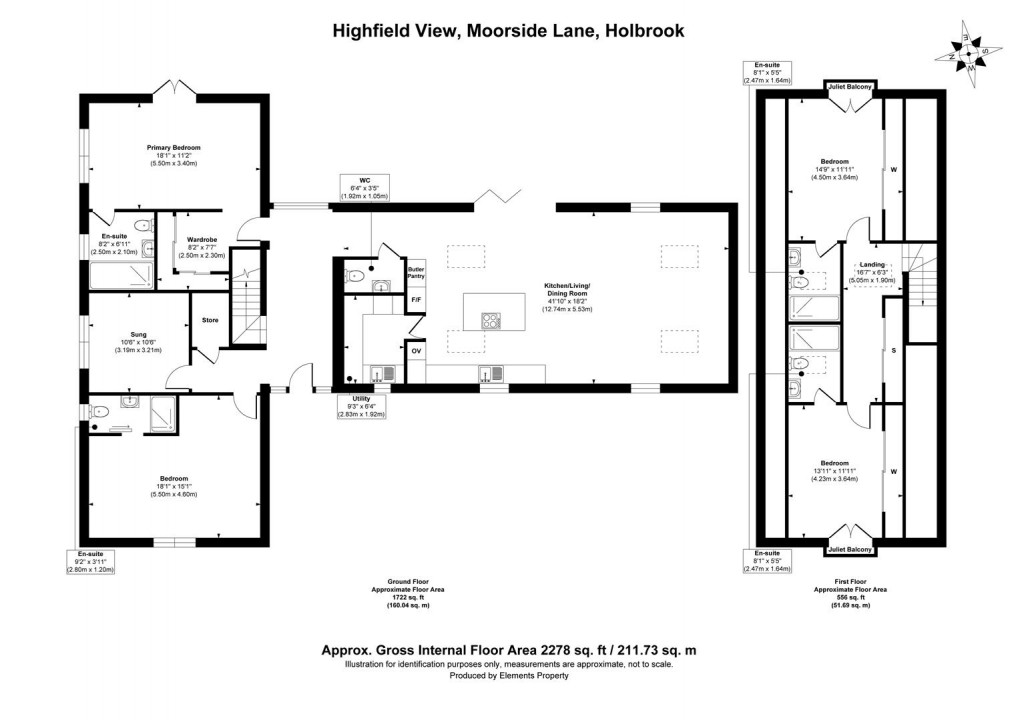 Floorplan for Moorside Lane, Holbrook, Belper