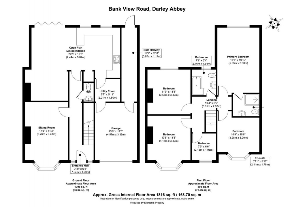 Floorplan for Bank View Road, Darley Abbey, Derby