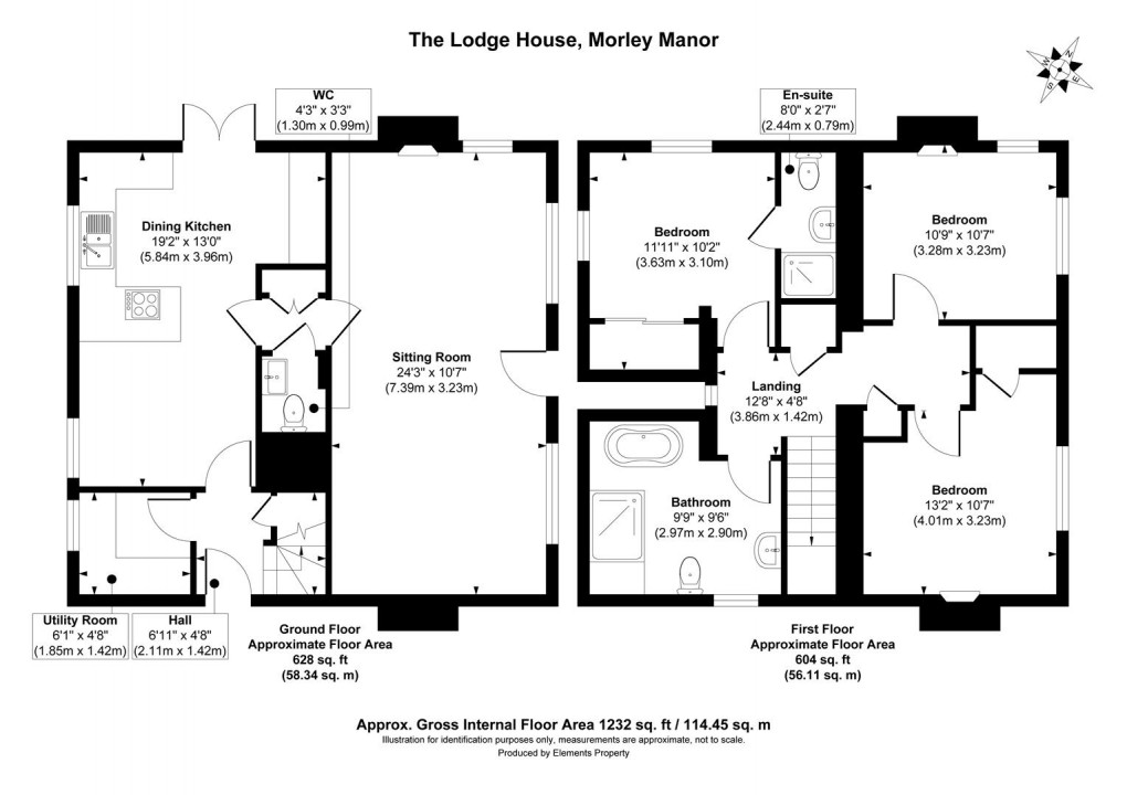 Floorplan for Morley Manor, Morley, Derbyshire