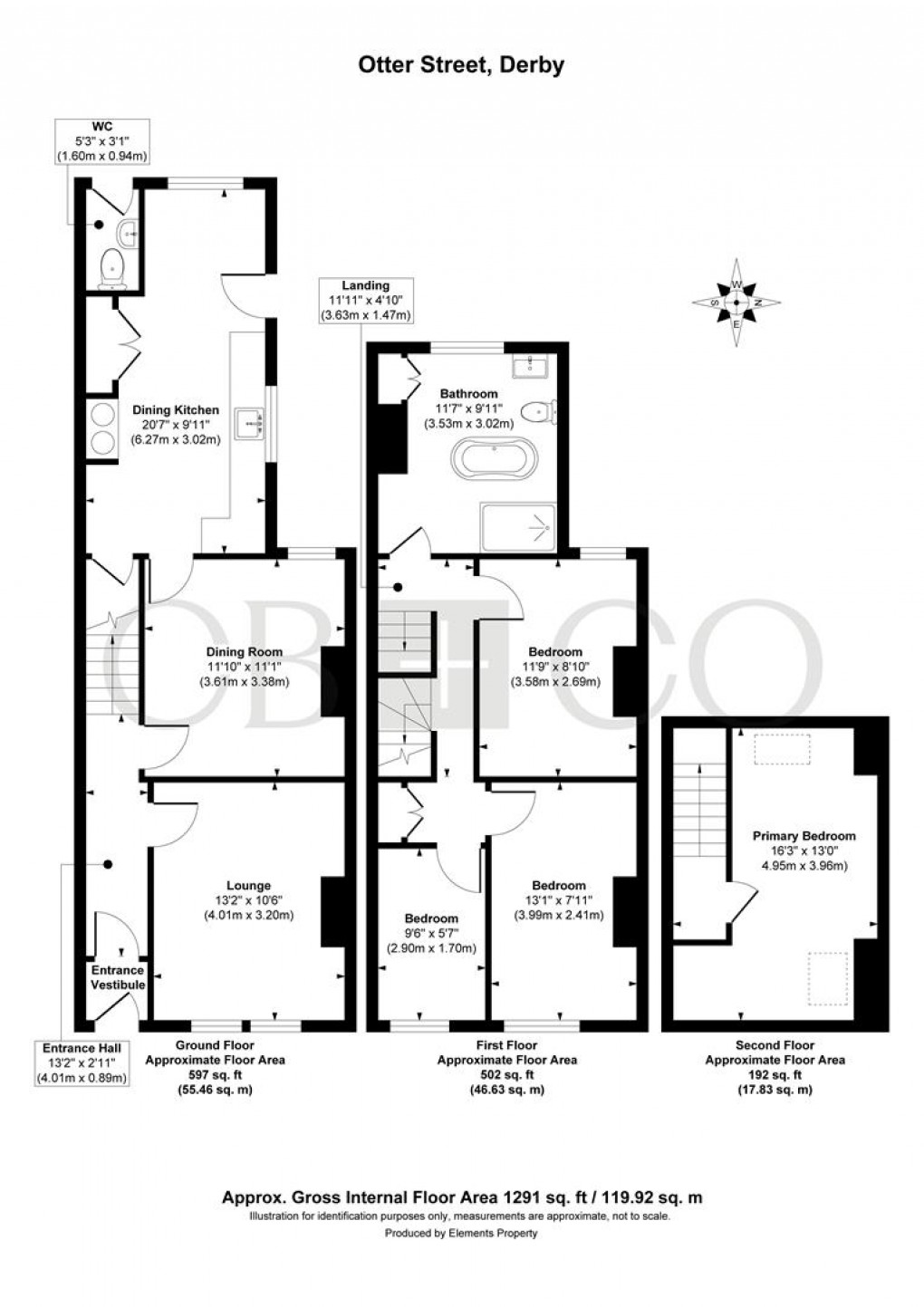 Floorplan for Otter Street, Strutts Park, Derby