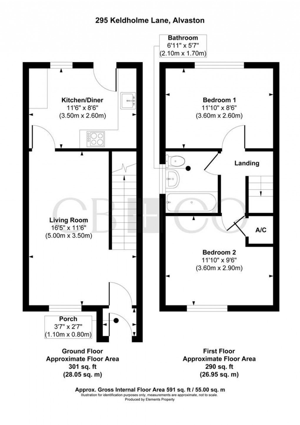 Floorplan for Keldholme Lane, Alvaston, Derby