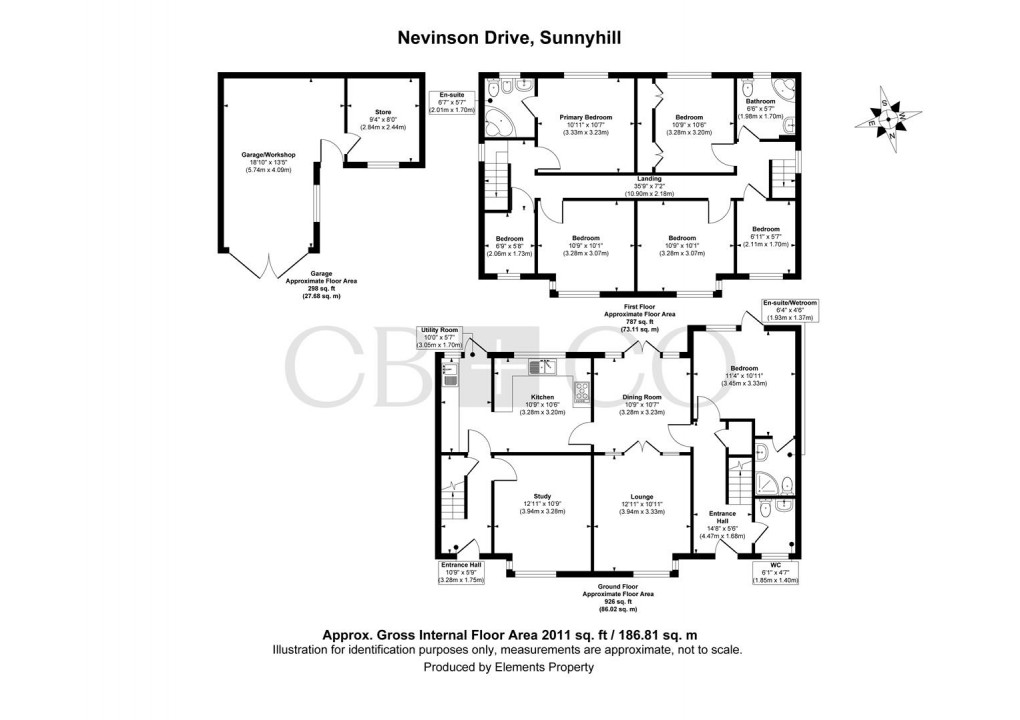 Floorplan for Nevinson Drive, Sunnyhill, Derby