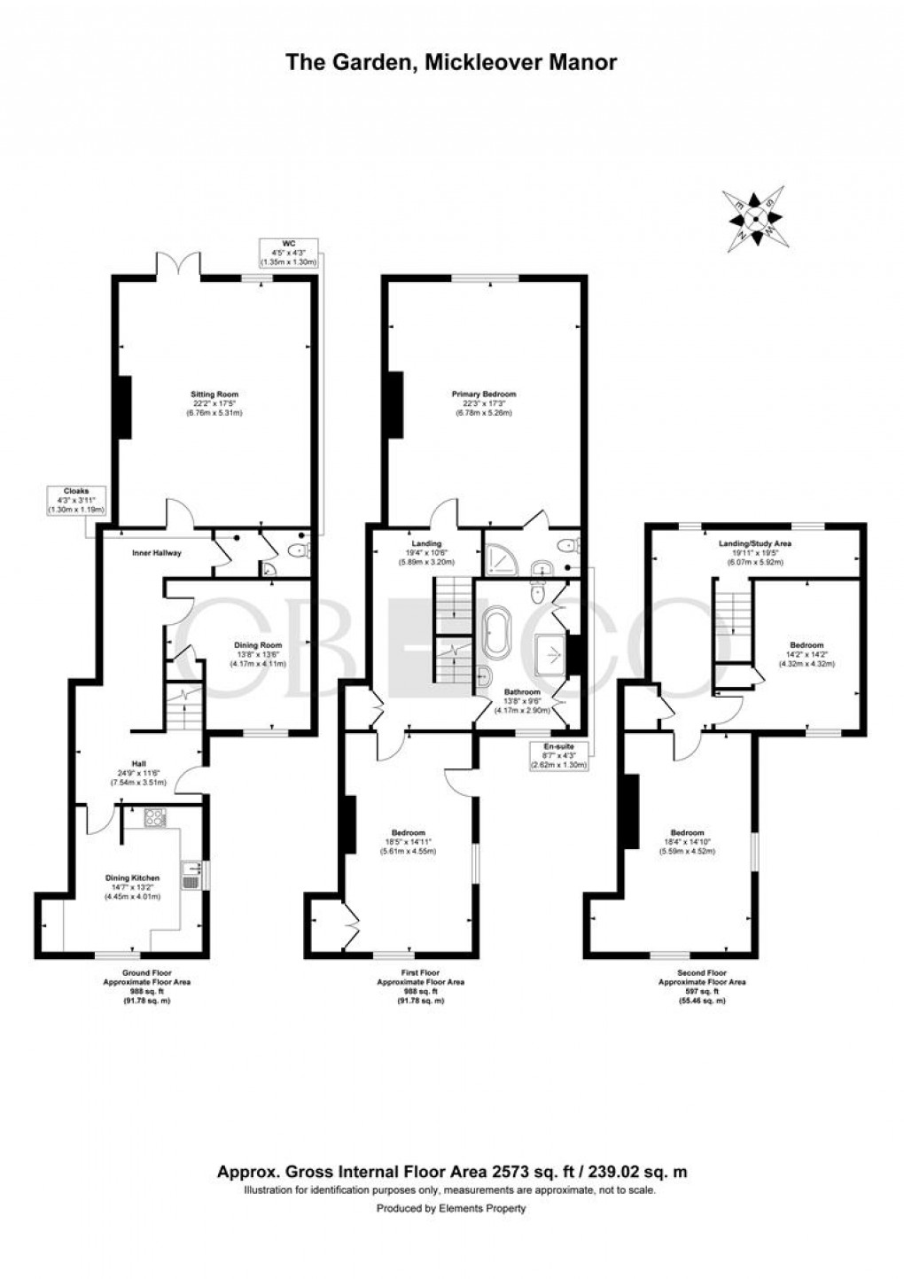 Floorplan for Mickleover Manor, Mickleover, Derby