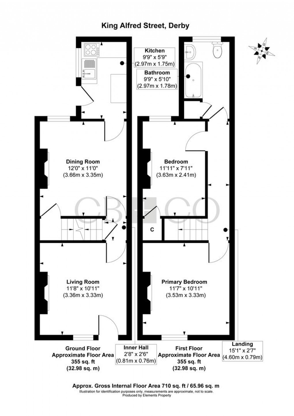 Floorplan for King Alfred Street, Derby