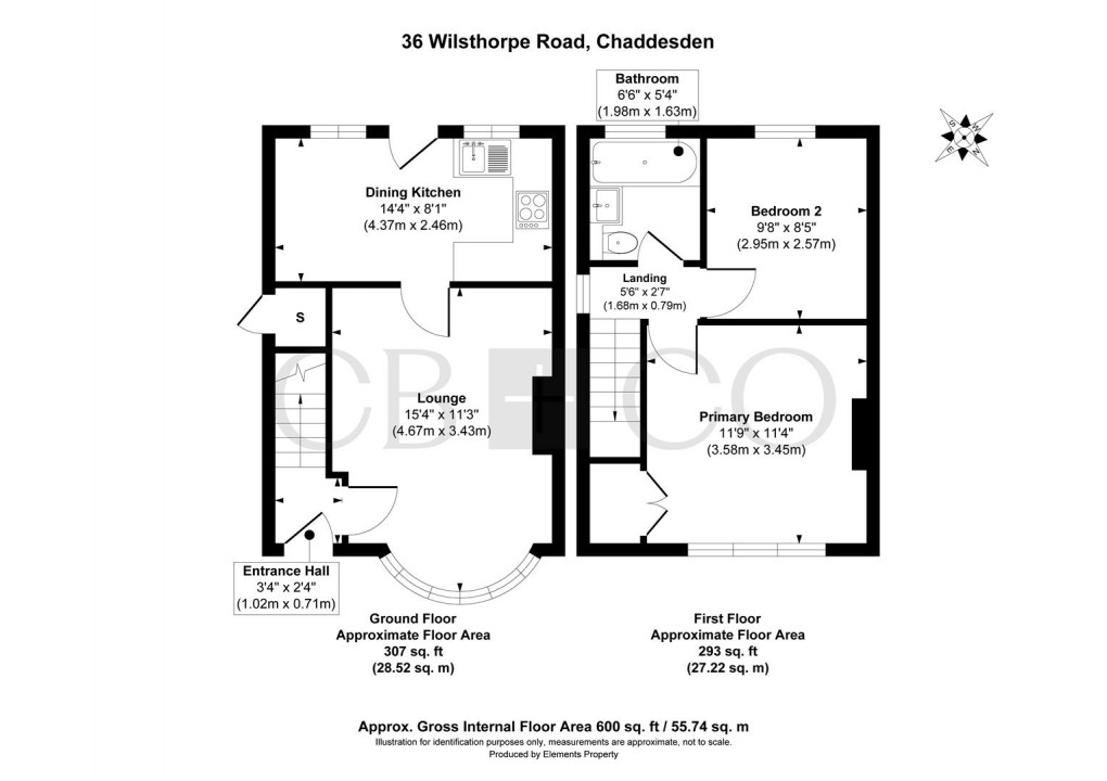 Floorplan for Wilsthorpe Road, Chaddesden, Derby